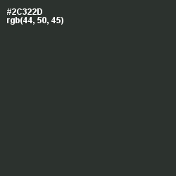 #2C322D - Heavy Metal Color Image