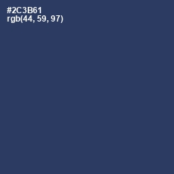 #2C3B61 - Rhino Color Image