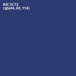 #2C3C72 - Astronaut Color Image