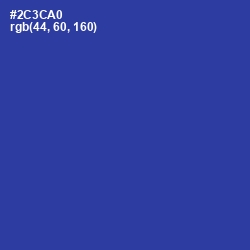 #2C3CA0 - Governor Bay Color Image