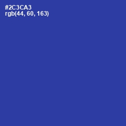 #2C3CA3 - Governor Bay Color Image