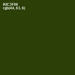 #2C3F06 - Turtle Green Color Image