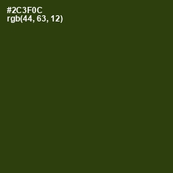 #2C3F0C - Turtle Green Color Image