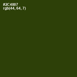 #2C4007 - Clover Color Image