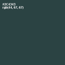 #2C4343 - Cape Cod Color Image