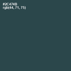 #2C474B - Plantation Color Image