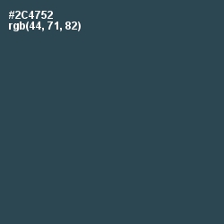 #2C4752 - Blue Dianne Color Image