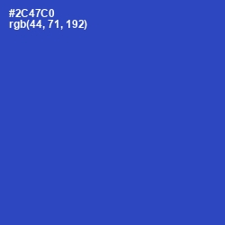 #2C47C0 - Mariner Color Image