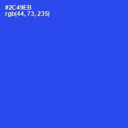 #2C49EB - Mariner Color Image