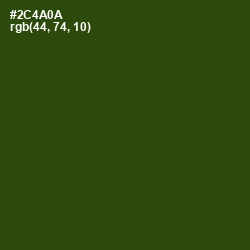 #2C4A0A - Green House Color Image