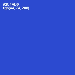 #2C4AD0 - Mariner Color Image