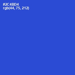 #2C4BD4 - Mariner Color Image