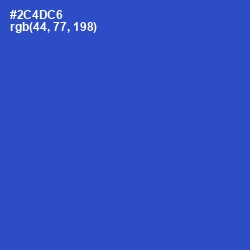 #2C4DC6 - Mariner Color Image