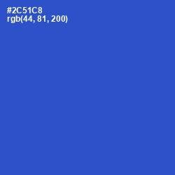 #2C51C8 - Mariner Color Image