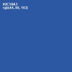 #2C58A3 - Azure Color Image