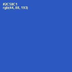 #2C58C1 - Mariner Color Image