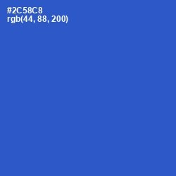 #2C58C8 - Mariner Color Image