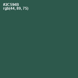 #2C594B - Plantation Color Image