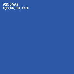 #2C5AA9 - Azure Color Image