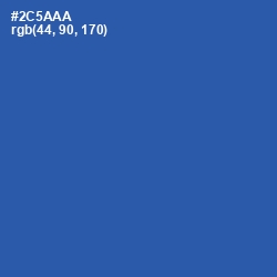 #2C5AAA - Azure Color Image