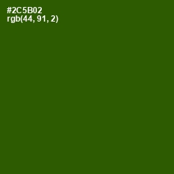 #2C5B02 - Green House Color Image