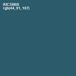 #2C5B6B - San Juan Color Image