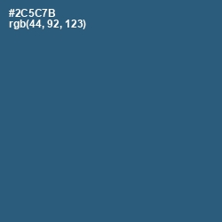 #2C5C7B - San Juan Color Image