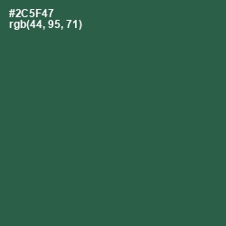 #2C5F47 - Plantation Color Image