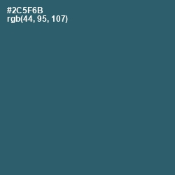 #2C5F6B - San Juan Color Image