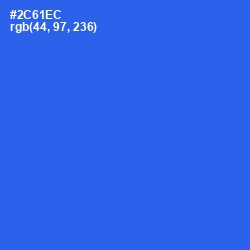 #2C61EC - Mariner Color Image