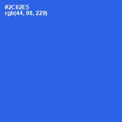 #2C62E5 - Mariner Color Image