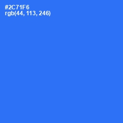 #2C71F6 - Mariner Color Image