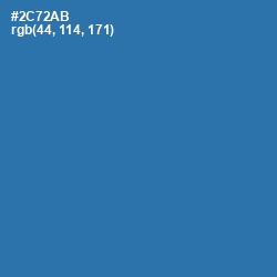 #2C72AB - Astral Color Image