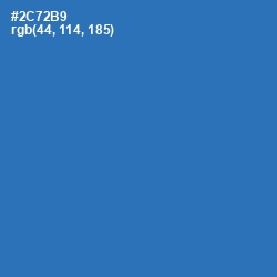 #2C72B9 - Astral Color Image