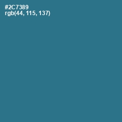 #2C7389 - Calypso Color Image