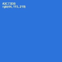 #2C73DB - Mariner Color Image
