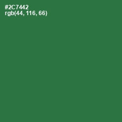 #2C7442 - Killarney Color Image