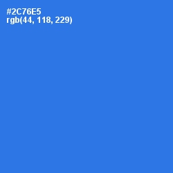 #2C76E5 - Mariner Color Image