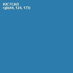 #2C7CAD - Astral Color Image