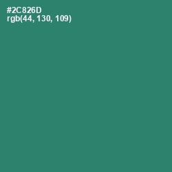 #2C826D - Eucalyptus Color Image