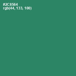 #2C8564 - Eucalyptus Color Image