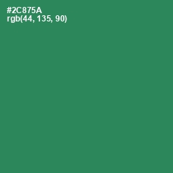 #2C875A - Sea Green Color Image