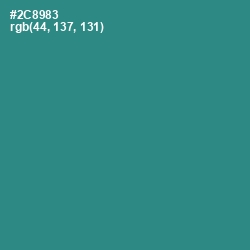 #2C8983 - Lochinvar Color Image