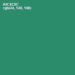 #2C8C6C - Eucalyptus Color Image