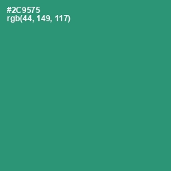 #2C9575 - Eucalyptus Color Image