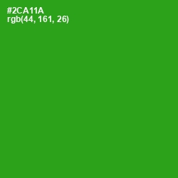 #2CA11A - Forest Green Color Image