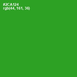 #2CA124 - Forest Green Color Image