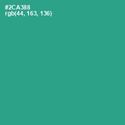 #2CA388 - Jungle Green Color Image