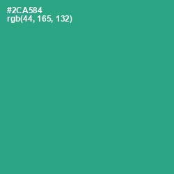 #2CA584 - Jungle Green Color Image