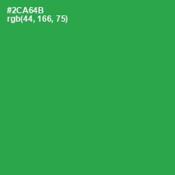 #2CA64B - Sea Green Color Image